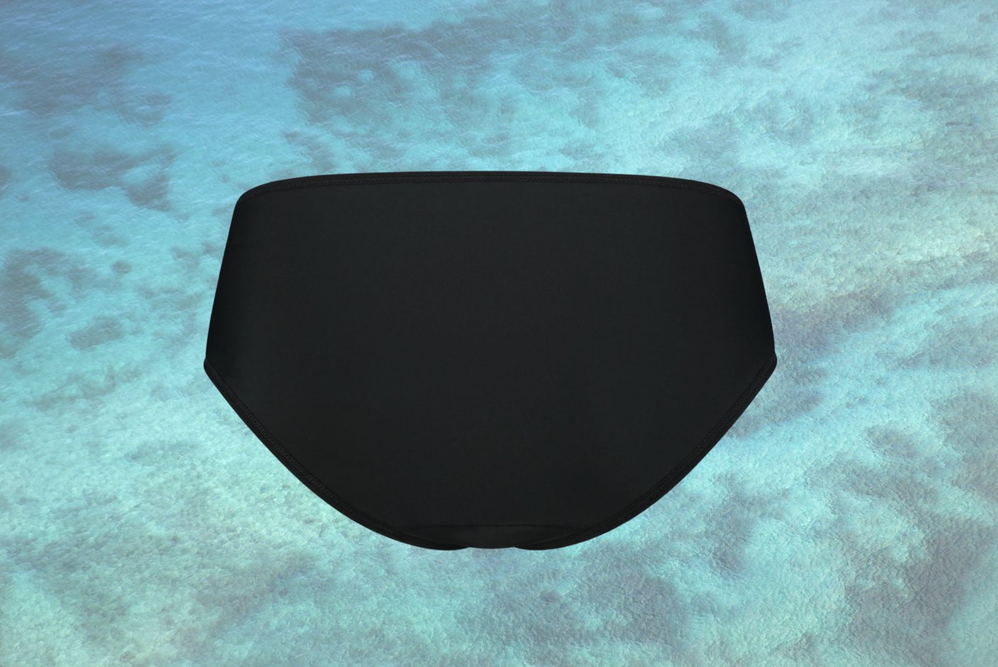 Black bikini bottom