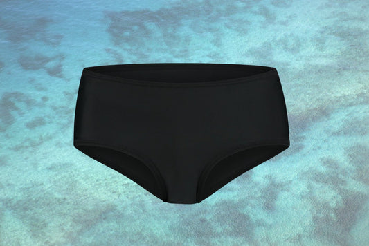 Black bikini bottom