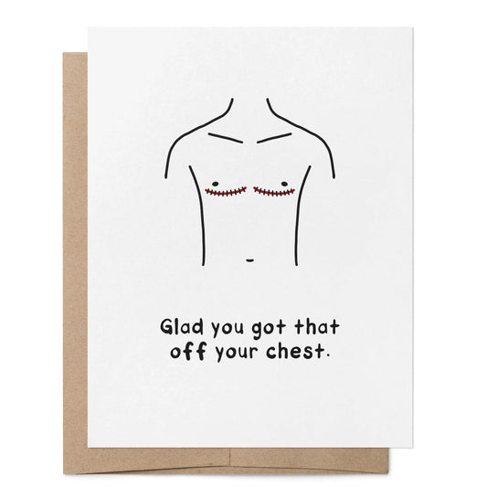 "Glad You Got That Off Your Chest" –  LGBTQ+ přání